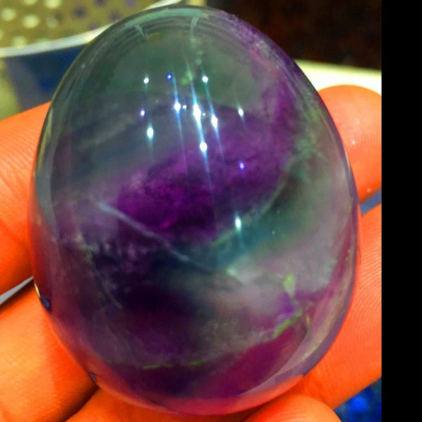 Purple Fluorite Crystal Egg-ToShay.org