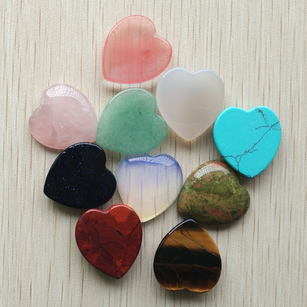 Mixed Crystal Gemstone Hearts-ToShay.org