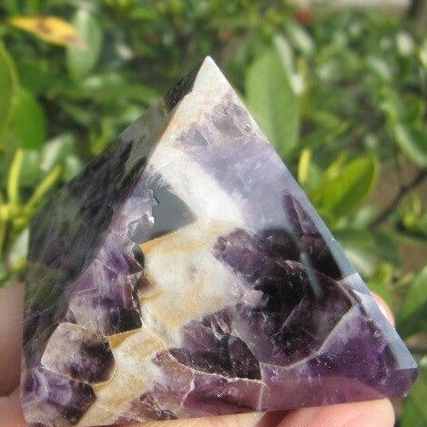 Purple Dream Amethyst Crystal Pyramid-ToShay.org