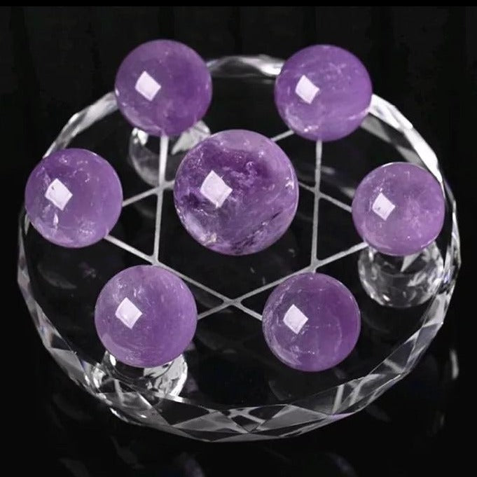 Purple Amethyst Seven Star Balls-ToShay.org