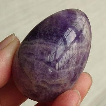 Purple Dream Amethyst Crystal Egg-ToShay.org