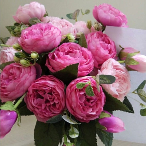 Peony Flowers Bouquet-ToShay.org