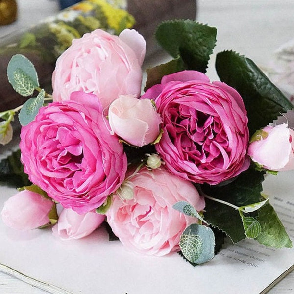 Peony Flowers Bouquet-ToShay.org