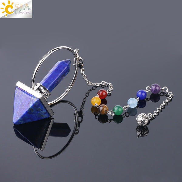 Chakra Stone Dowsing Pendulum-ToShay.org
