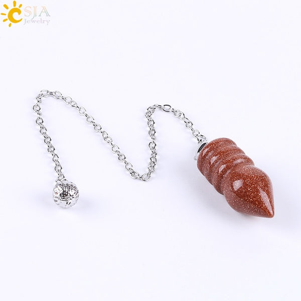 Gem Stone Dowsing Pendulums-ToShay.org