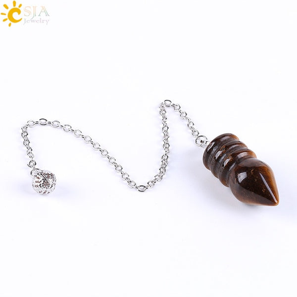 Gem Stone Dowsing Pendulums-ToShay.org