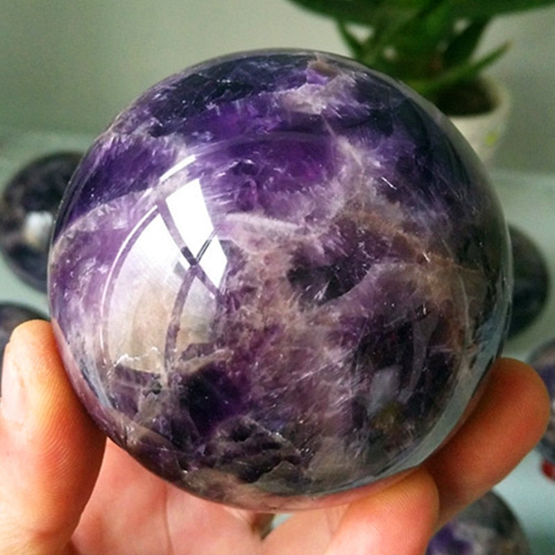 Purple Dream Amethyst Ball-ToShay.org