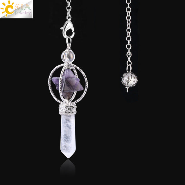 Merkaba Crystal Dowsing Pendulum-ToShay.org