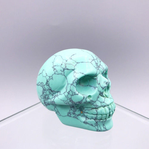 Blue Turquoise Stone Skull-ToShay.org