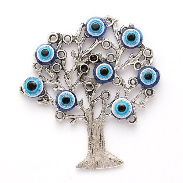 Blue Evil Eye Tree Charms-ToShay.org