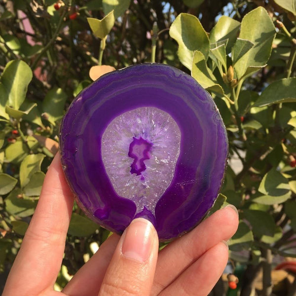 Purple Agate Slice-ToShay.org