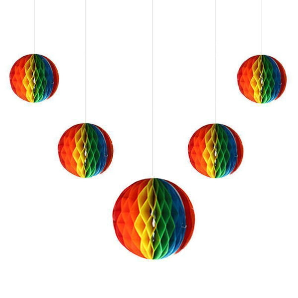 Rainbow Honeycomb Balls-ToShay.org