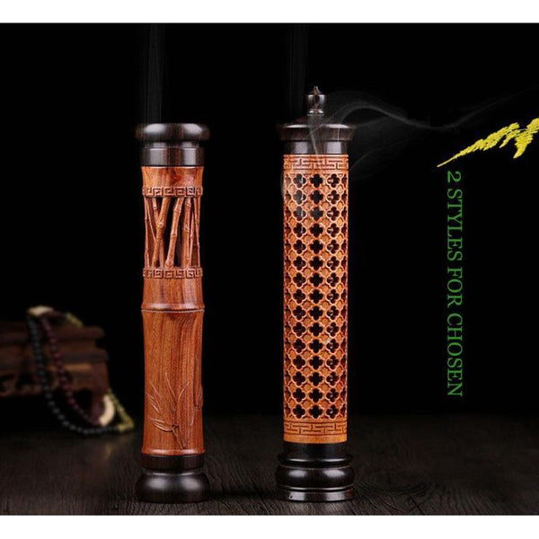 Sandalwood Hollow Stick Incense Burner-ToShay.org