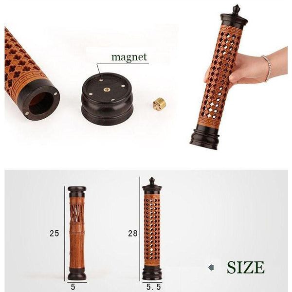 Sandalwood Hollow Stick Incense Burner-ToShay.org