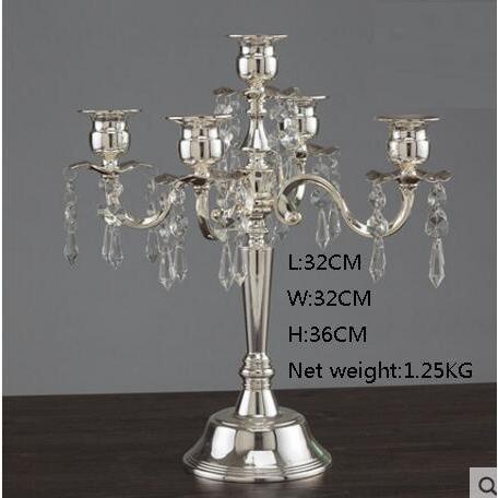 Silver Crystal Candelabra-ToShay.org