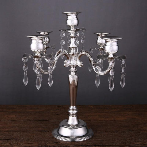 Silver Crystal Candelabra-ToShay.org