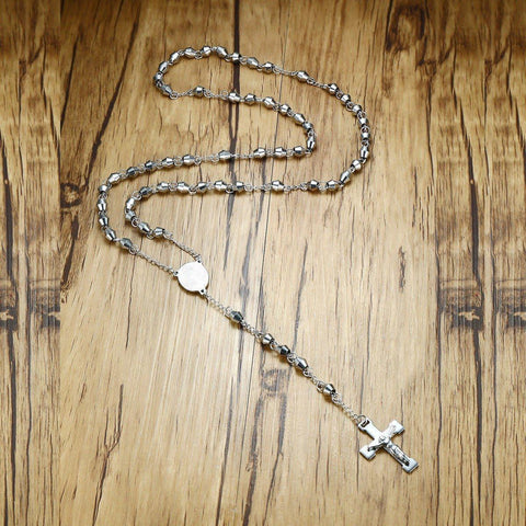 Steel Rosary Beads-ToShay.org