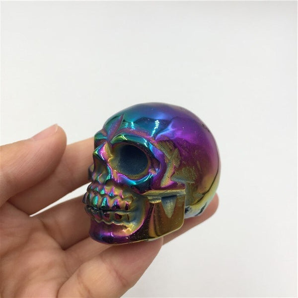 Rainbow Aura Crystal Skull-ToShay.org