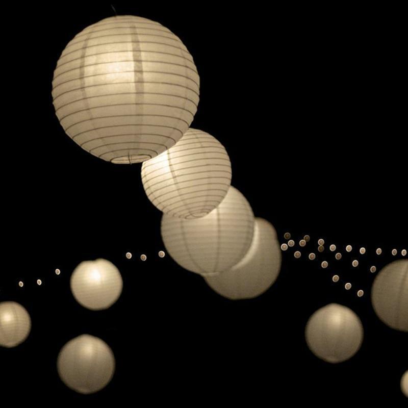 White Round Paper Lantern-ToShay.org