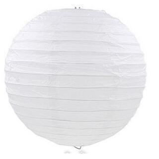 White Round Paper Lantern-ToShay.org
