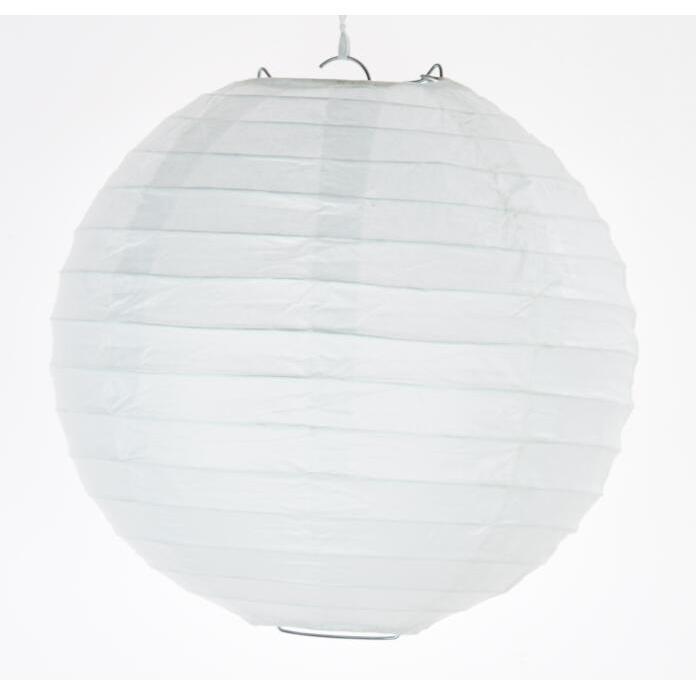 White Round Paper Lantern-ToShay.org